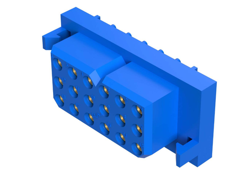 PLC18F300A1 Connector Receptacle 18 Position Through Hole Blue Power