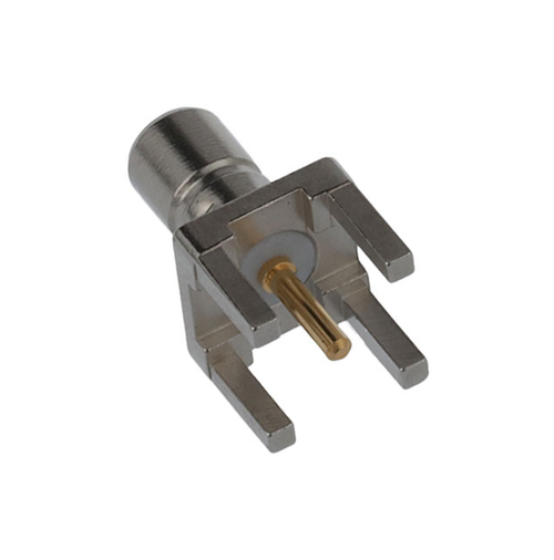 Pack of 2 413990-2 SMB Connector Receptacle, Male Pin 50 Ohms Through Hole Solder