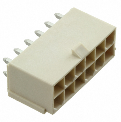 Pack of 4 87427-1242 Connector Header Through Hole 12 position 0.165" (4.20mm)