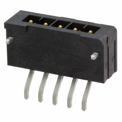 Pack of 2  IPL1-105-02-L-SH-K  Connector Header Surface Mount, Right Angle 5 position 0.100" (2.54mm)