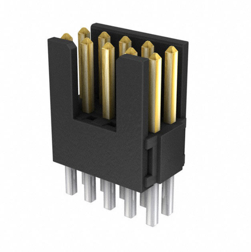 Pack of 2 FTSH-105-01-L-D-K Connector Header Through Hole 10 position 0.050" (1.27mm)