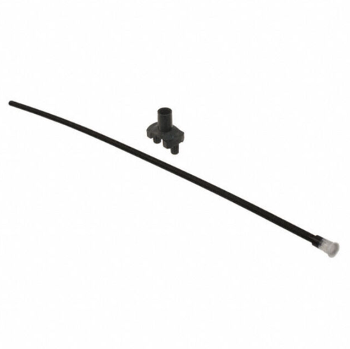 SMFLP6.0 Light Pipe Single Clear Flexible 6" (152.4mm) Board/Panel Mount, Press Fit