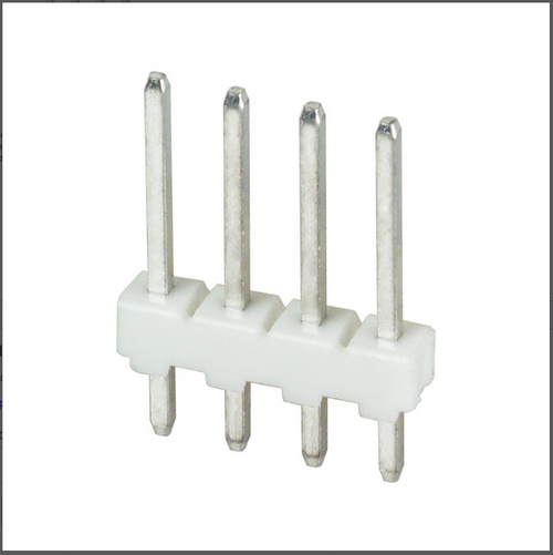 Pack of 5   3-644456-4   Connector Header Through Hole 4 position 0.100" (2.54mm)