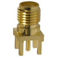 132134 Connector SMA Jack, Female Socket 50 Ohms Through Hole Solder