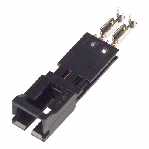 Pack of 10 103945-1 Connector 2 Position Rectangular Plug IDC Gold 22-26 AWG