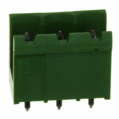 Pack of 2 282825-3 Terminal Block Header 3 Position, Male Pins, Shrouded (2 Side) 0.200" (5.08mm)