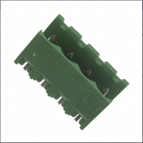 Pack of 2     282825-4     	Terminal Block Header 4 Position , Male Pins, Shrouded