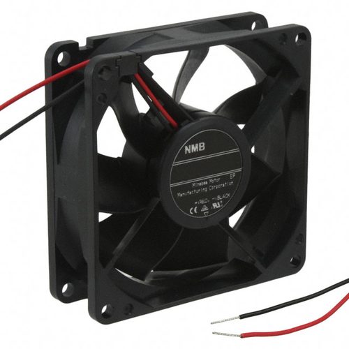 3110SB-04W-B20-E00   Fan Tubeaxial 12VDC Square -  Ball 26.1 CFM (0.731m³/min) 2 Wire Leads