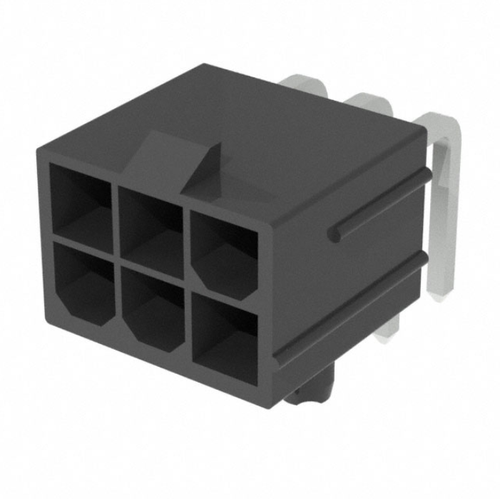 Pack of 6 46999-0015 Connector Header Through Hole, Right Angle 6 position 0.165" (4.20mm)