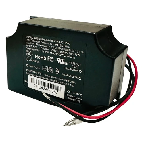 LMD125-0018-C440-1010000 LED Driver CC AC DC 440mA 21 ~ 35V, Converter Topology 1 Output