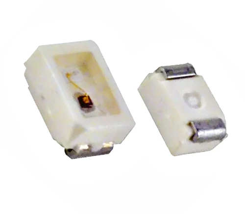 Pack of 10  597-3301-207   LED GREEN CLEAR 2PLCC SMD
