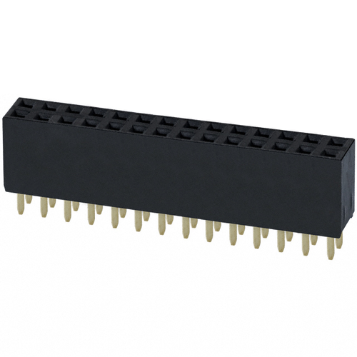 Pack of 2  PPPC142LFBN-RC  Sullins Connector Solutions  CONNECTOR HDR 28POS 0.1 GOLD PCB :ROHS
