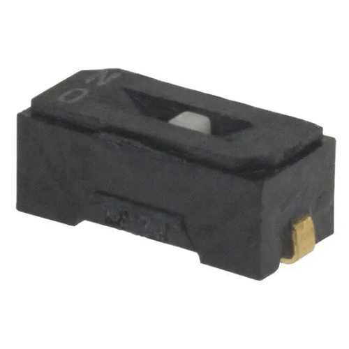 Pack of 5  CHS-01TA Copal DIP Switch, OFF-ON 1 Position, Flush Actuator 100mA @ 6V DC J-Hook SMD, RoHS, Cut Tape
