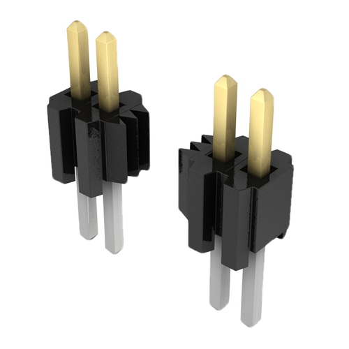 2PCS - TMS-105-02-L-S    Conn Unshrouded Header HDR 5 POS 1.27mm Solder ST Thru-Hole