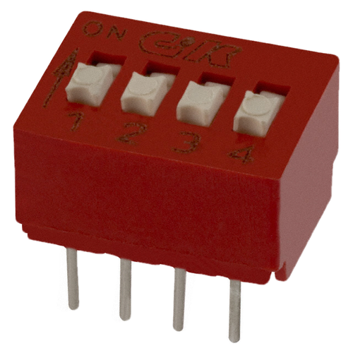 5pcs BD04   SWITCH SLIDE DIP SPST 100MA 5V