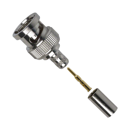 2pcs 112119 Connector BNC Plug STR 75 OHM Crimp