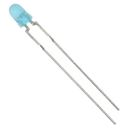 Pack of 10  TLHB4401  LED Blue Diffused 3mm 428nm T-1 Radial

