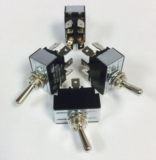 R13-28B-01 SCI 15A 125VAC 10A 250VAC Toggle switch 2 x On/On latch