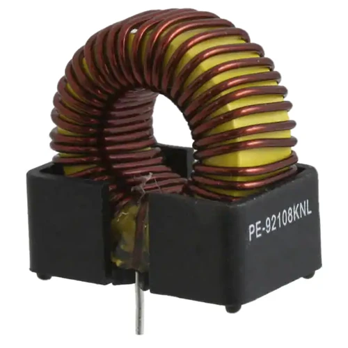 PE-92108KNL  Inductor 67uh 3.6a 45mOhms 20% Radial Vertical Toroidal