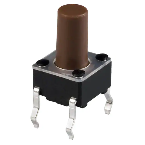 Pack of 10  TL1105BF100Q   E-Switch  Switch Tactile SPST-NO 0.05A 12V  Round Plunger  Thru-Hole
