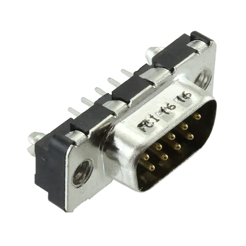 Pack of 2 LD09P24A4GX00LF Connector D-SUB Plug 9POS Vert SLDR, RoHS