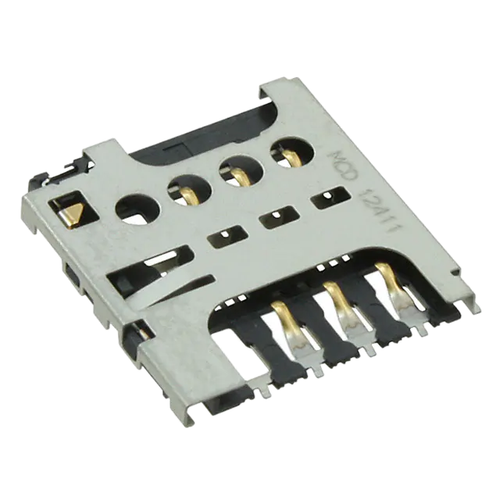 Pack of 2 0787270001 Conn Micro SIM RCP 6 POS 2.54mm Solder RA SMD Embossed, RoHS