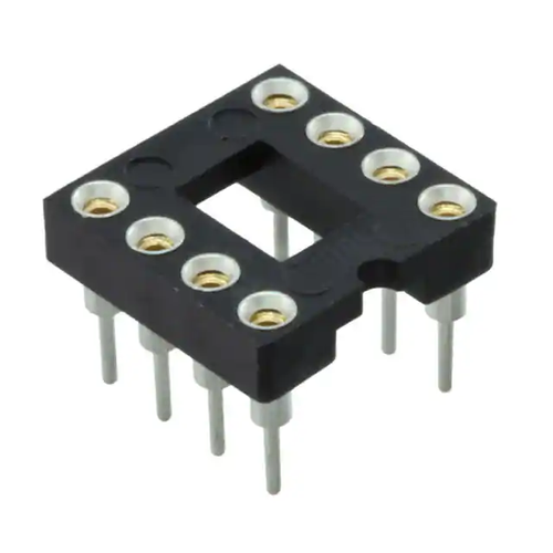 ICA-308-SGT  Connector Dip Socket 8Position Through Hole Gold
