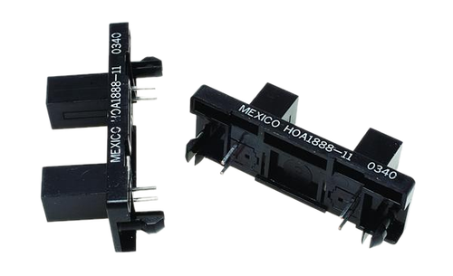 HOA1888-11  Optical Switches, Transmissive, Phototransistor Output .50mA, Transistor 15us Rise and Fall