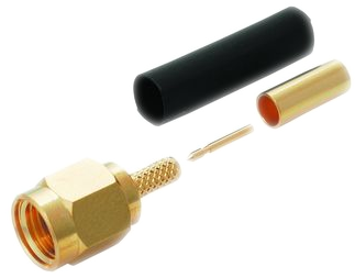 901-9916  Connector SMA Plug 50Ohm Solder ST Cable Mount PL Gold