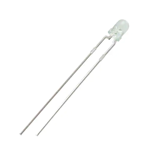 Pack of 10  HLMP-1540  LED Green Clear  T-1 T/H Radial
