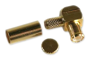 27-03L-9-TGG RF Coaxial, MCX, Right Angle Plug, 50OHM