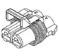 12052613  Automotive Connectors 2 Position 42Amp 480 Series  Crimp ST Cable Mount Black 
