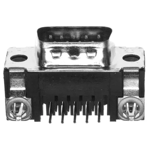 747840-4  Connector D-Sub Plug 9 Position Through Hole Right Angle
