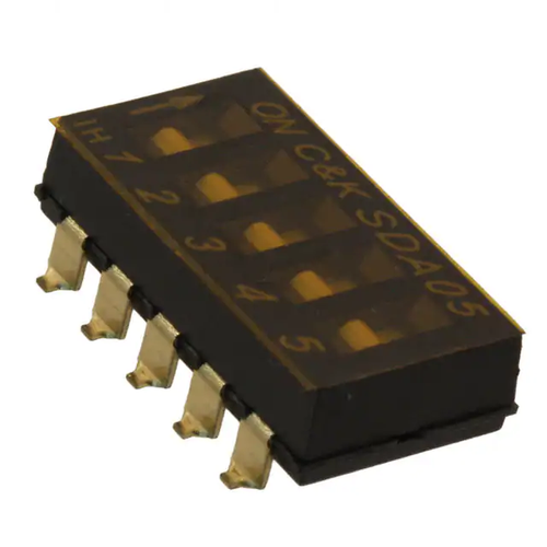 Pack of 5  SDA05H0SBR  Switch Slide Dip S P S T 25MA 24V  Surface Mount :Rohs, Cut Tape

