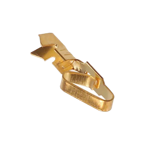 Pack of 10  08-58-0122 	 Non-Gendered Contact Gold 18-24 AWG Crimp