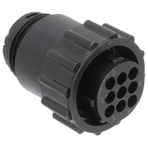 788157-2   Circular Connector Plug 9 Position Housing Free Hanging (In-Line) Coupling Nut
