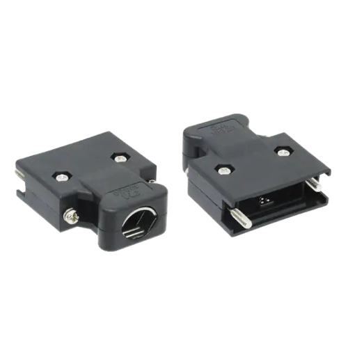 10320-52A0-008  	 Backshell Connector 20 Position Black 180° Unshielded 180DEG 1=1PC