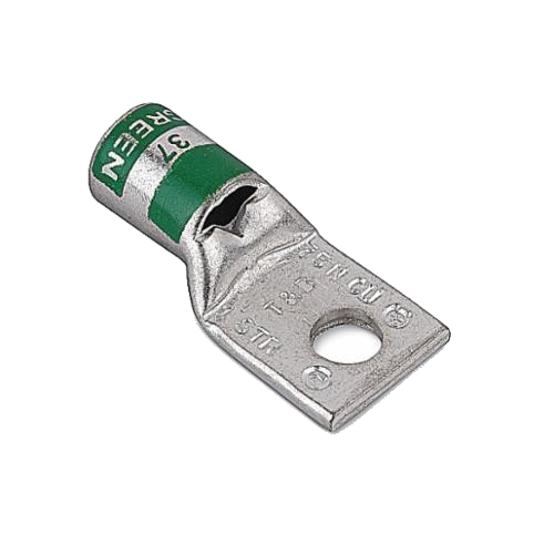 54108NT Lug Terminal 1AWG Copper Green 38.1mm Tin Code 37