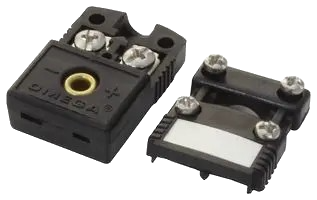 SMPW-CC-J-F Thermocouple Connector, SMPW Series, Miniature, Cable Clamp, Type J, Socket