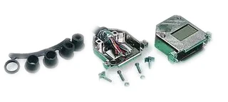 C88E300000  Hood D-Sub 9Pos StraightExit CMPSeries MetallizedPlastic 10.10mmCblDia Grommets