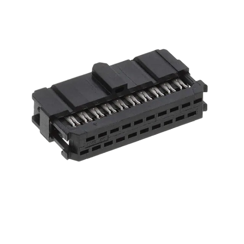Pack of 5  1658622-4   Rectangular 20 Position Receptacle Connector IDC Gold or Gold-Palladium 26-28 AWG