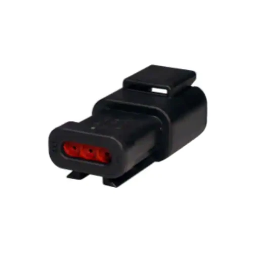 DTM04-3P-E005  Automotive Connectors 3 Rectangular Housings Receptacle Black
