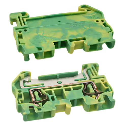 3031380  Connector Terminal Block Ground 10-28AWG Green Yellow ST-4P