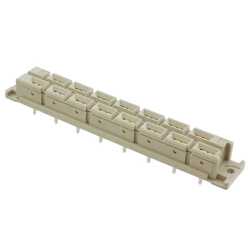 09062152821   Position Din Connector Receptacle 15 (Power), Female Blade Sockets - Through Hole
