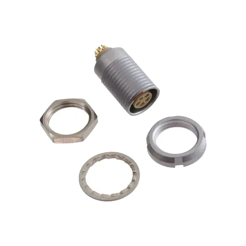 ECG.1B.305.CLL   Circular 5 Position Connector Receptacle, Female Sockets Solder Cup