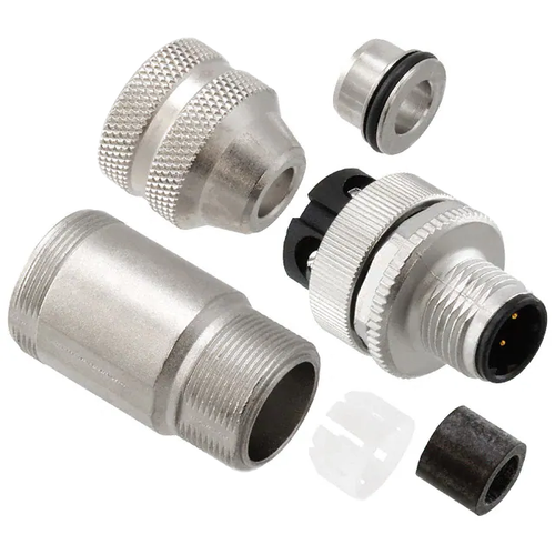 SACC-M12MSD-4CON-PG7-SH  Connector Circular 4 Position Male Pins Screw 1521258 :RoHS
