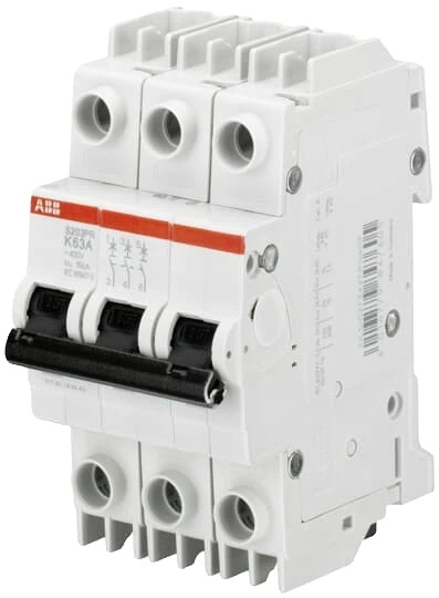 S203PR-K20  Miniature Circuit Breaker - S200PR - 3P - K - 20 ampere