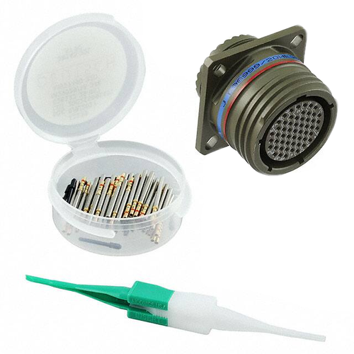 D38999/20WE35SN  Connector Receptacle 55 Position Female Socket Gold Crimp
