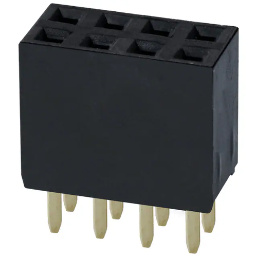 PPPC042LFBN-RC  Connector Header 8 Position 2.54mm Through Hole Gold :RoHS
