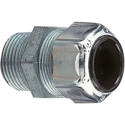 2564  Cable Gland, 1-1/2in NPT, 1.187-1.375", Die-Cast Zinc, Neoprene Seal, MSG Series
